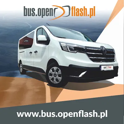 Open Flash - wynajem busów 9-osobowych LEGIONOWO